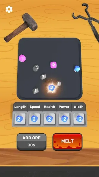 Sword Melter [MOD: много денег и мощный меч] Screenshot 2