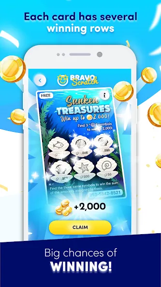 Bravoscratch, scratch games! [MOD: неограниченные награды и быстрый прогресс] Screenshot 4