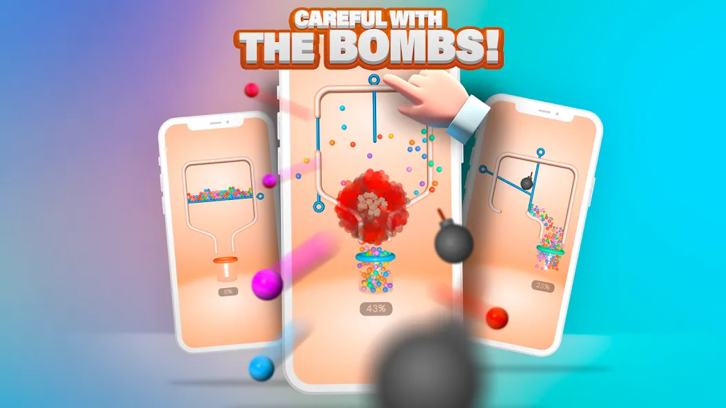 Pull the Pin [MOD: без рекламы и все уровни открыты] Screenshot 3