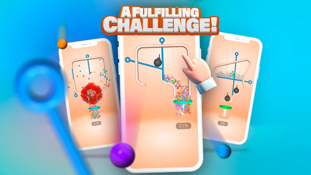 Pull the Pin [MOD: без рекламы и все уровни открыты] Screenshot 4