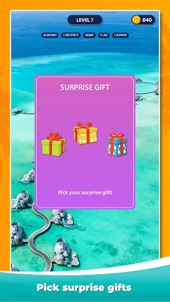 Word Surf - Word Game [MOD: безлимитные подсказки и открыты все уровни] Screenshot 4