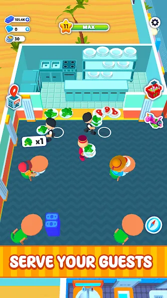 My Perfect Hotel [MOD: безлимитные деньги и ресурсы] Screenshot 2