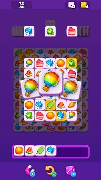 Tile Match - Matching Game [MOD: без рекламы и подсказки доступны] Screenshot 3