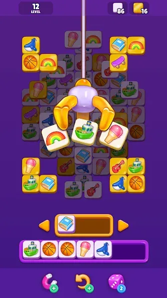 Tile Match - Matching Game [MOD: без рекламы и подсказки доступны] Screenshot 4