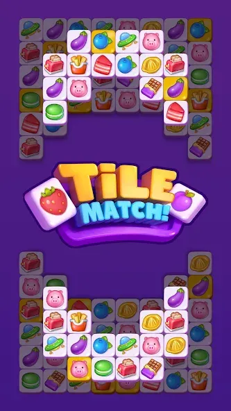 Tile Match - Matching Game [MOD: без рекламы и подсказки доступны] Screenshot 5