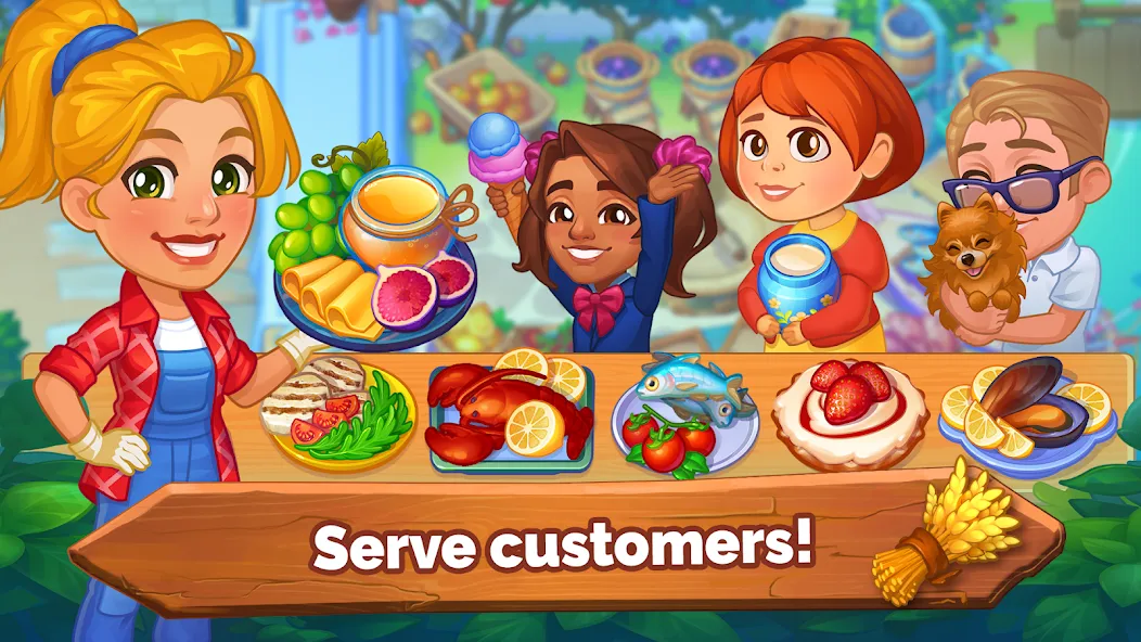 Farming Fever - Cooking game [MOD: безлимитные деньги и ресурсы] Screenshot 1