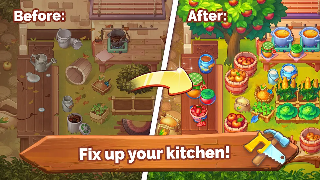 Farming Fever - Cooking game [MOD: безлимитные деньги и ресурсы] Screenshot 2