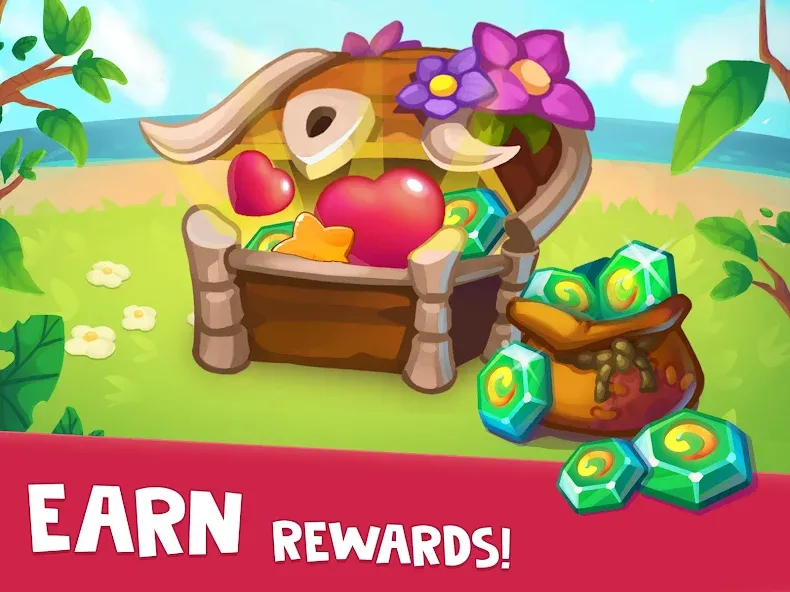 Tribe Dash - Time management [MOD: безлимитные ресурсы и ускорение времени] Screenshot 5