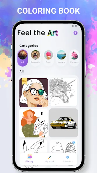 Paint by numbers - Color book [MOD: открыты все раскраски] Screenshot 1