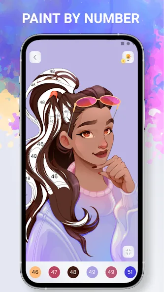 Paint by numbers - Color book [MOD: открыты все раскраски] Screenshot 2