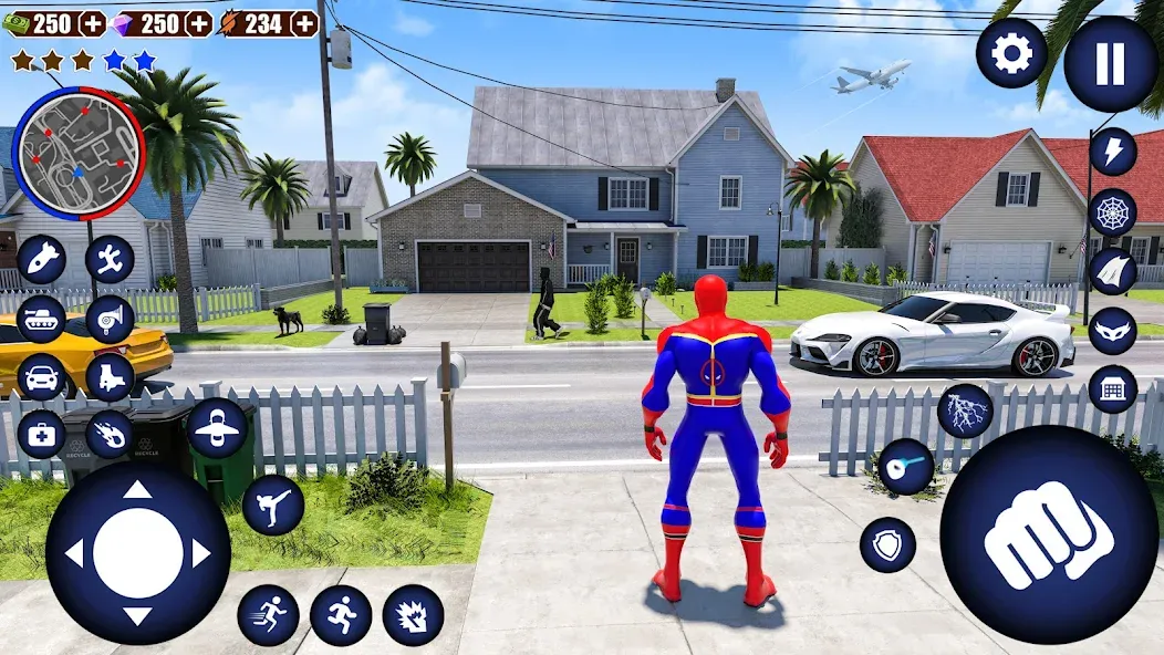 Flying Superhero Robot Games [MOD: безлимитные деньги и полёт без ограничений] Screenshot 4