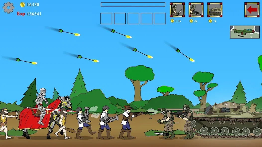 Age of War [MOD: безлимитные ресурсы и усиленная армия] Screenshot 3
