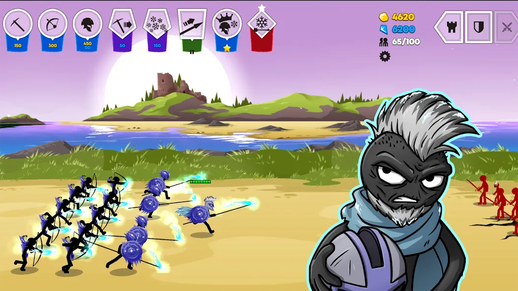 Stick War: Saga [MOD: безлимитные деньги и все юниты] Screenshot 1