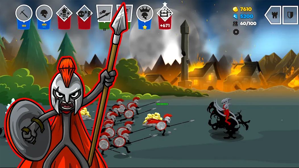 Stick War: Saga [MOD: безлимитные деньги и все юниты] Screenshot 3