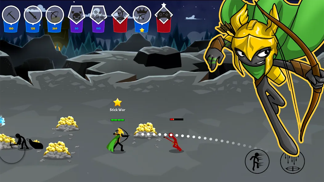 Stick War: Saga [MOD: безлимитные деньги и все юниты] Screenshot 5