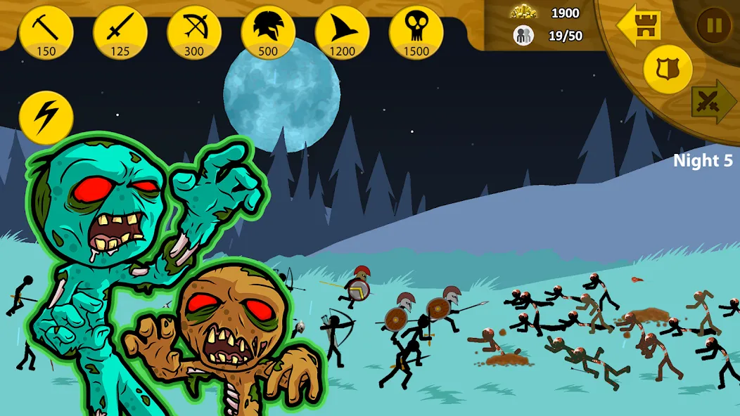 Stick War: Legacy [MOD: безлимитные деньги и алмазы] Screenshot 2