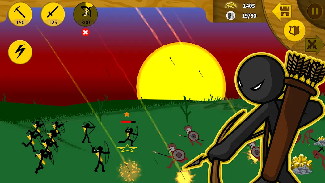 Stick War: Legacy [MOD: безлимитные деньги и алмазы] Screenshot 3