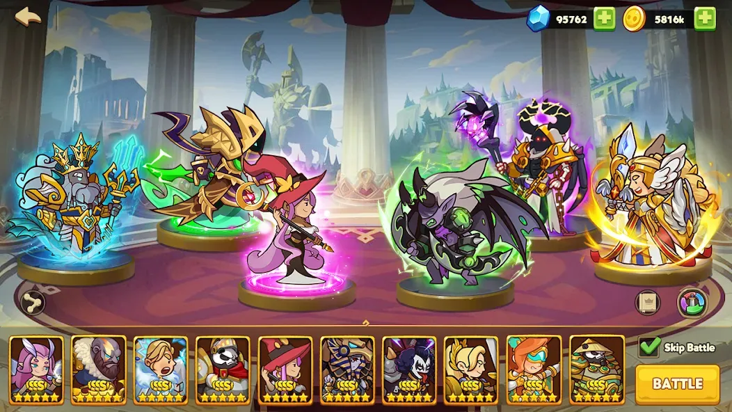 Max Heroes : Casual Idle RPG [MOD: безлимитные деньги и премиум-герои] Screenshot 4