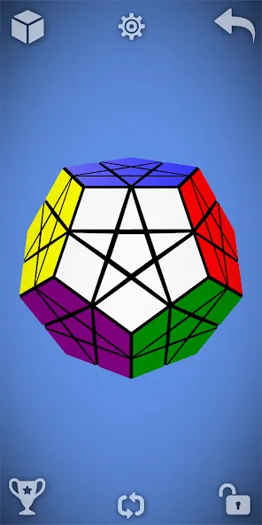 Magic Cube Rubik Puzzle 3D [MOD: безлимитные подсказки и ходы] Screenshot 3
