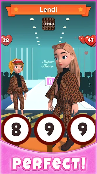 Catwalk Battle - Dress up! [MOD: безлимитные деньги и все наряды] Screenshot 2