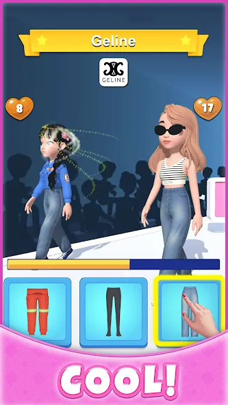 Catwalk Battle - Dress up! [MOD: безлимитные деньги и все наряды] Screenshot 5