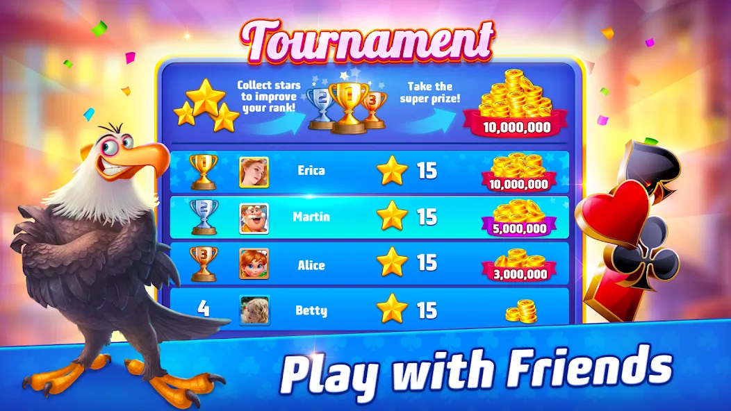 Solitaire TriPeaks Journey [MOD: безлимитные подсказки и жизни] Screenshot 3