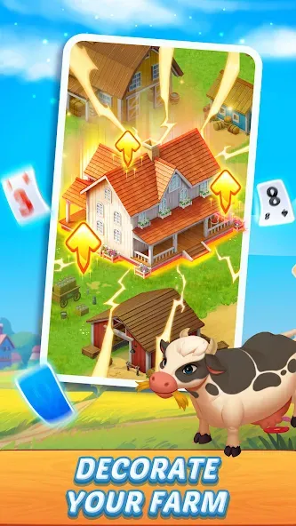 Solitaire Farm Adventure [MOD: безлимитные монеты и подсказки] Screenshot 4