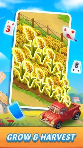 Solitaire Farm Adventure [MOD: безлимитные монеты и подсказки] Screenshot 5