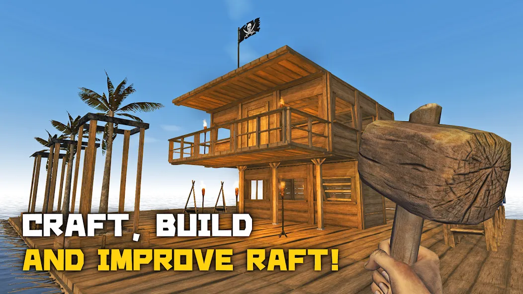 Survival &amp; Craft: Multiplayer [MOD: много ресурсов и бессмертие] Screenshot 1