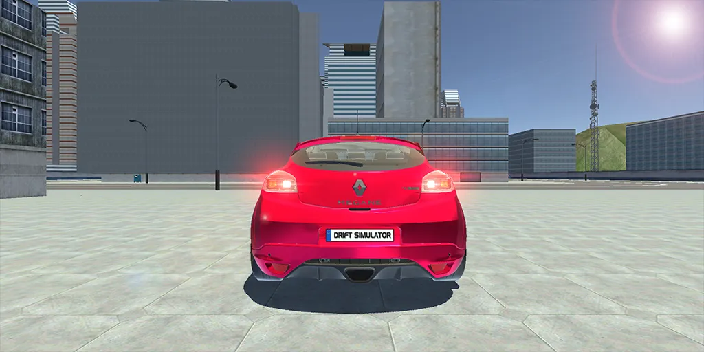Megane Drift Simulator [MOD: много денег и все машины открыты] Screenshot 4