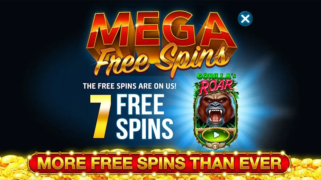 Ape Slots: Vegas Casino Deluxe [MOD: безлимитные монеты и джекпоты] Screenshot 3
