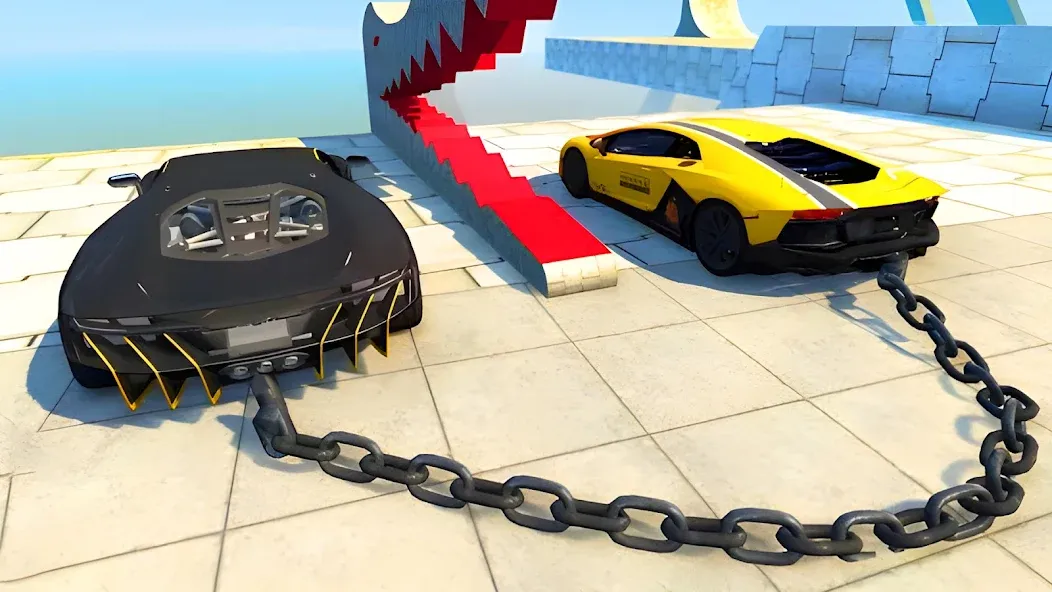 Stunt Car Crash [MOD: безлимитные деньги и открыты все машины] Screenshot 2