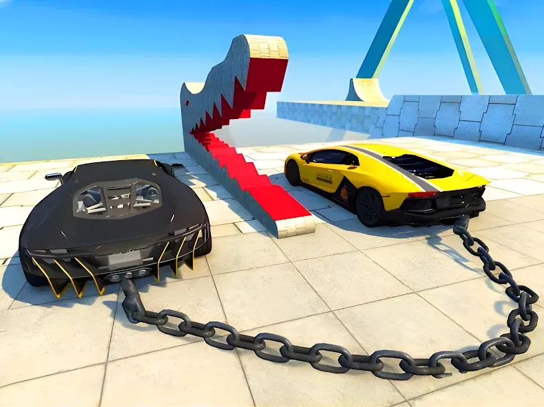 Stunt Car Crash [MOD: безлимитные деньги и открыты все машины] Screenshot 5