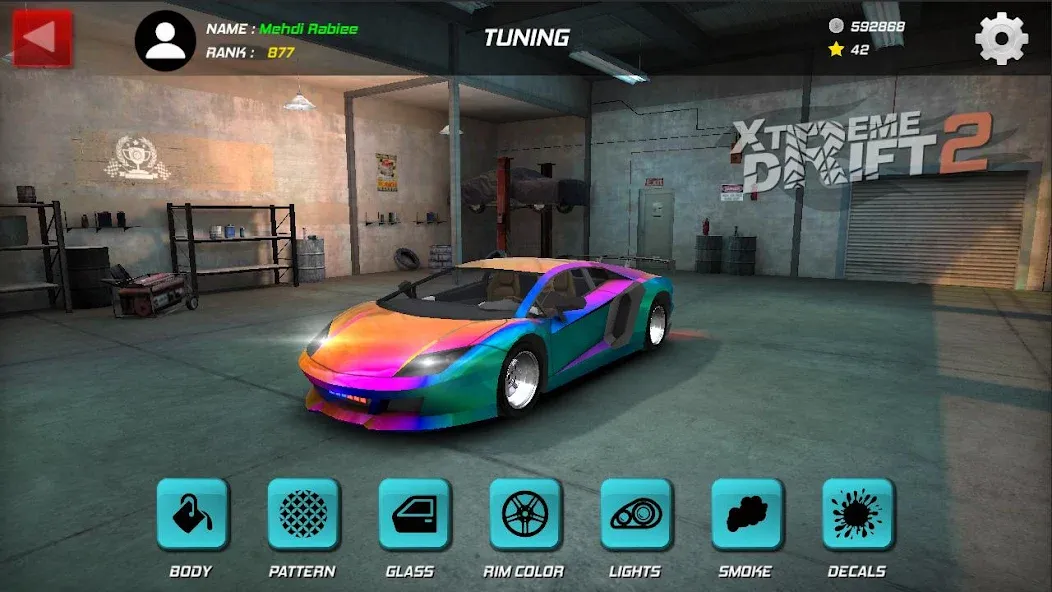 Xtreme Drift 2 [MOD: безлимитные деньги и машины открыты] Screenshot 2