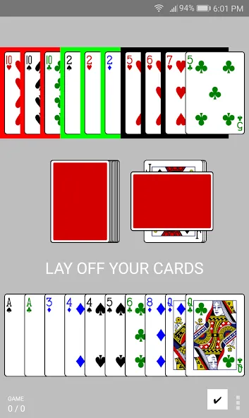 Gin Rummy [MOD: безлимитные монеты и подсказки] Screenshot 3