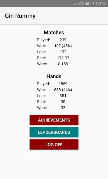 Gin Rummy [MOD: безлимитные монеты и подсказки] Screenshot 4