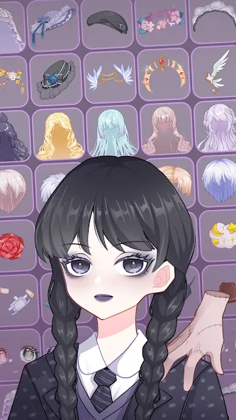 Anime Avatar Maker Creator [MOD: разблокированы все предметы и функции] Screenshot 2