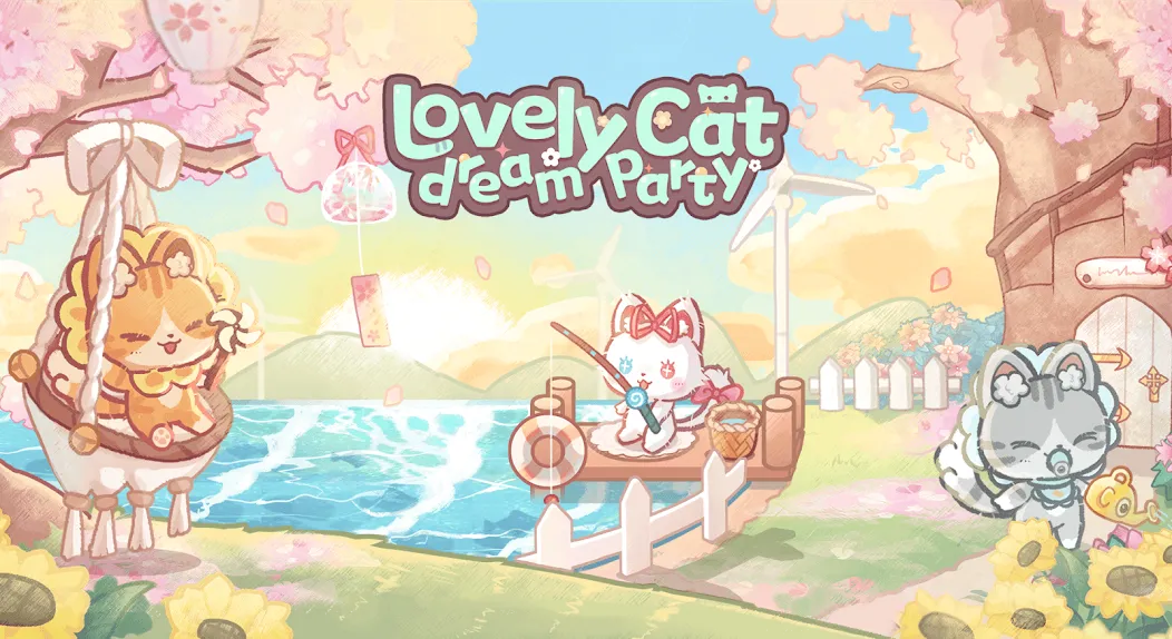 Lovely cat dream party [MOD: много монет и все уровни] Screenshot 5