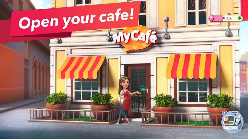 My Cafe — Restaurant Game [MOD: безлимитные монеты и алмазы] Screenshot 1