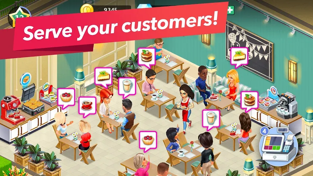My Cafe — Restaurant Game [MOD: безлимитные монеты и алмазы] Screenshot 3