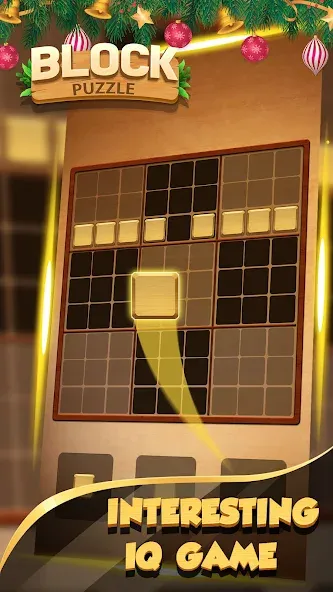 Wood Block Puzzle - Wood crush [MOD: без рекламы и бесконечные подсказки] Screenshot 1