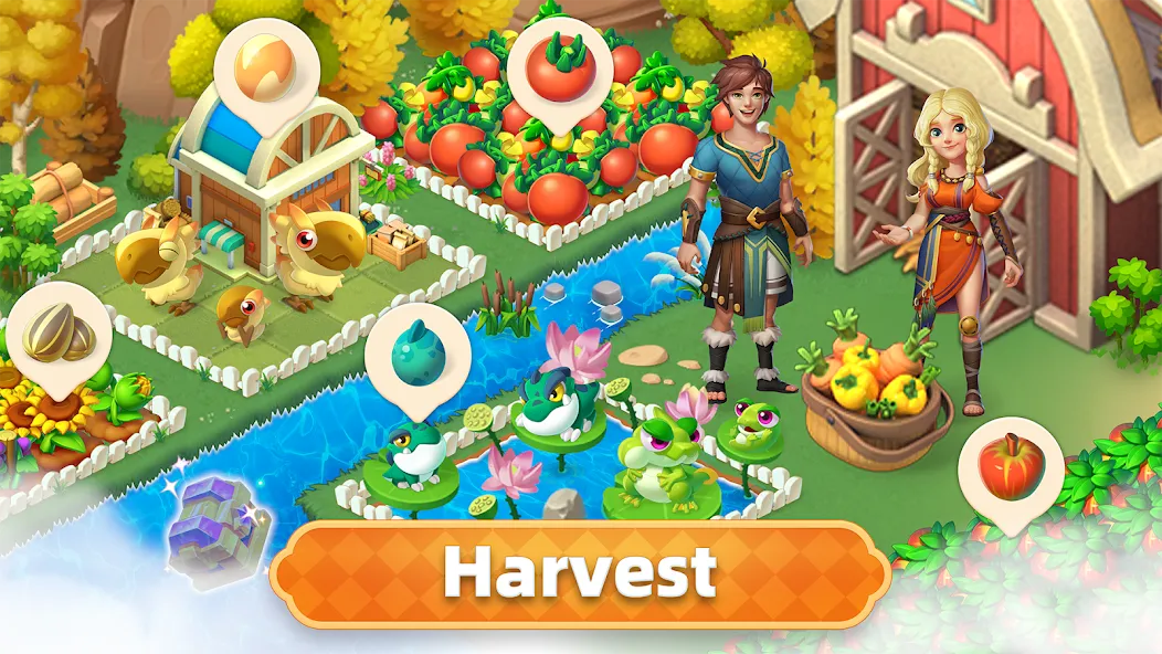 Merge Legends: Dragon Island [MOD: безлимитные ресурсы и открыты драконы] Screenshot 4