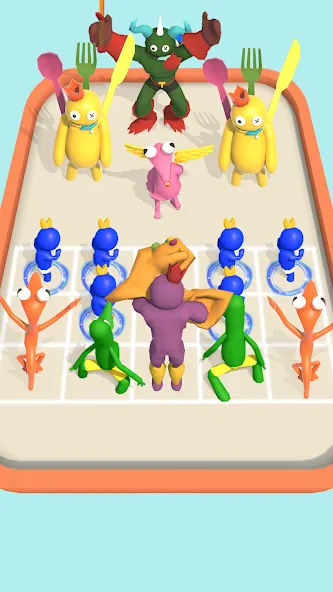 Merge Monster Squad [MOD: безлимитные монеты и усиленные монстры] Screenshot 3