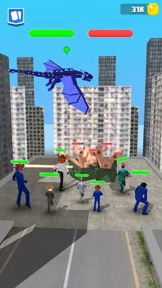 Monster Battle Survivor Series [MOD: безлимитные ресурсы и усиленные монстры] Screenshot 2