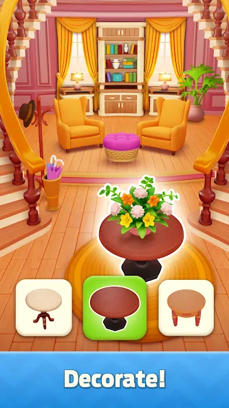 Mergedom: Home Design [MOD: безлимитные деньги и энергия] Screenshot 4