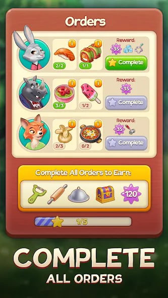 Merge Inn - Cafe Merge Game [MOD: много денег и энергии] Screenshot 5