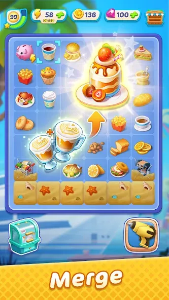 Gossip Harbor®: Merge &amp; Story [MOD: безлимитные монеты и энергия] Screenshot 4