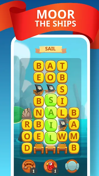 Word Treasure Hunt [MOD: безлимитные подсказки и монеты] Screenshot 3