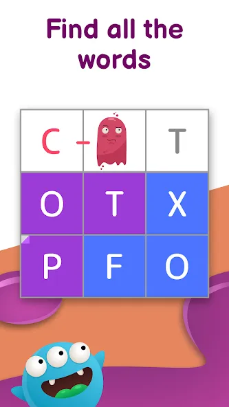 Fill Words: Word Search Puzzle [MOD: безлимитные подсказки и открыты все уровни] Screenshot 2