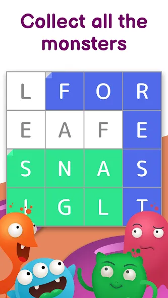 Fill Words: Word Search Puzzle [MOD: безлимитные подсказки и открыты все уровни] Screenshot 3